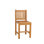 Elzas Outdoor Teak Bar Stool