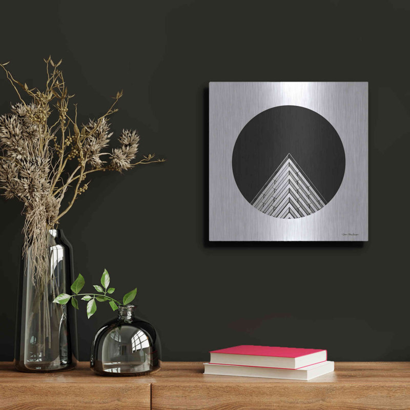 " Triangular Architecture " by Seven Trees Design, 12" H x 12" W