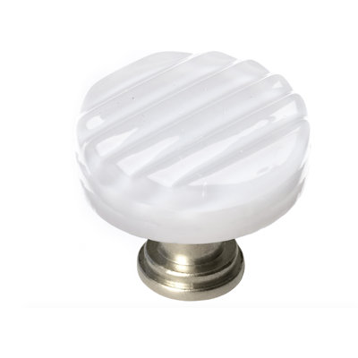 Texture Glass Mushroom Knob