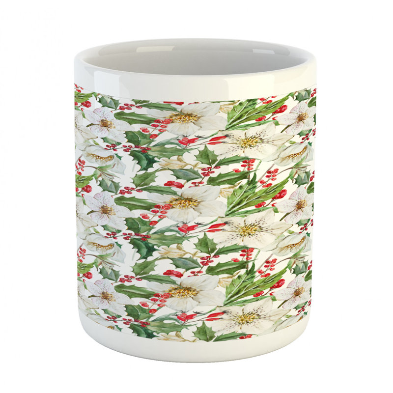Grande tasse à café aquarelle