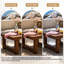 Table d'appoint d'extérieur en bois massif-1793927333
