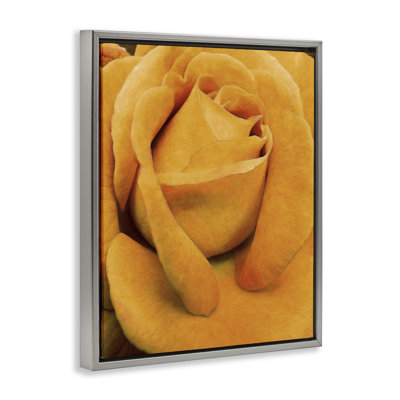 Art mural sur toile flottante encadrée «Yellow Yellow» par Alonzo Saunders