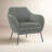 Martina 33.5'' H Chenille Upholstered Armchair-1627300549