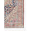 Tapis oriental tissé à la machine en chenille bleu marine / terre cuite Deyanne-1811790875