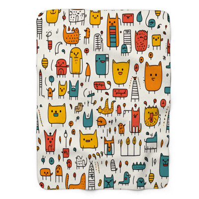 Comic Friends - 1 Piece Premium Blanket
