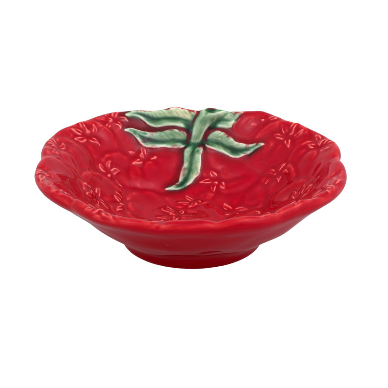 Tomato Earthenware Dining Bowl