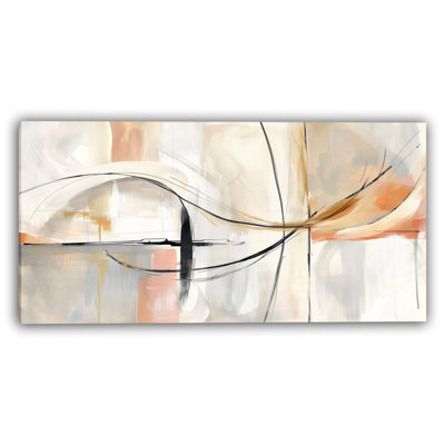 Quiet Lines Wrapped Canvas Wall Art