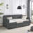 Daybed With  Trundle Upholstered Tufted Sofa Bed,  Waved Shape Arms-2036881844