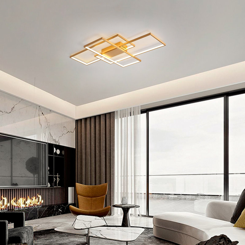 Arlyn 3-Light 90cm LED Dimmable Flush Mount
