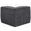 Canapé d'angle en tissu gris anthracite Align-154638122