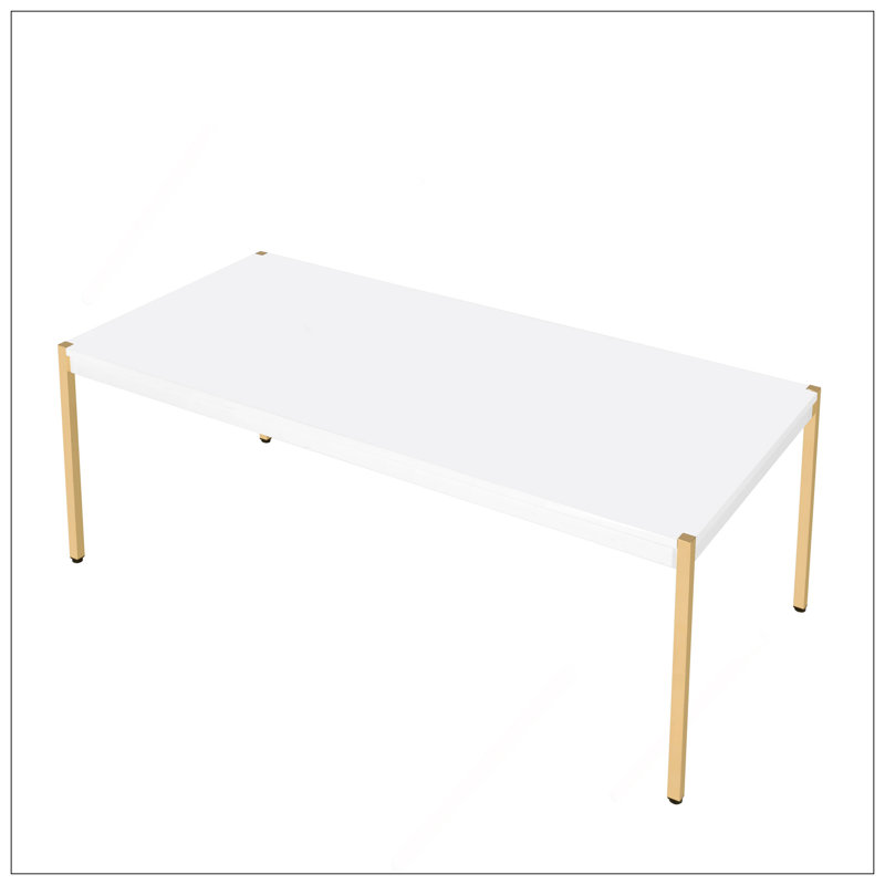 Table basse minimaliste avec construction robuste et design polyvalent