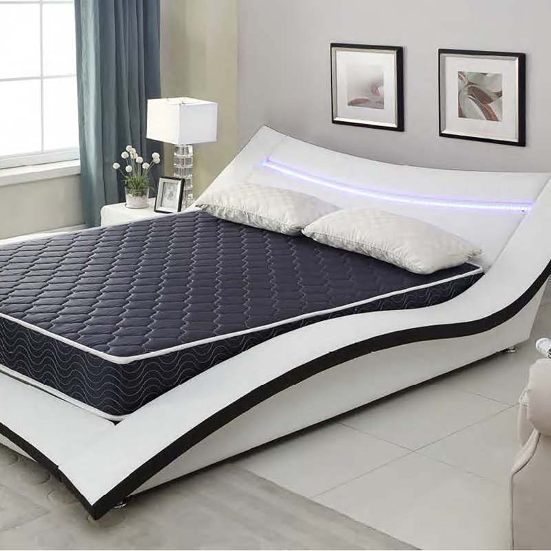 Matelas moderne en mousse haute densité de 6 pouces avec housse matelassée résistante à l'eau, Twin
