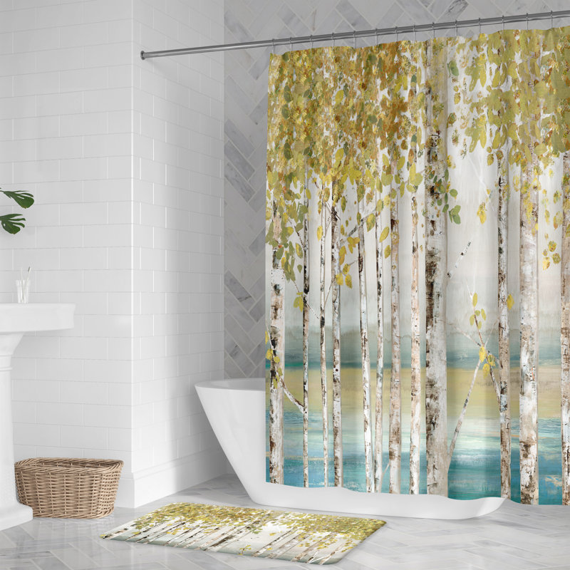 Antanė Shower Curtain, 71" H x 74" W