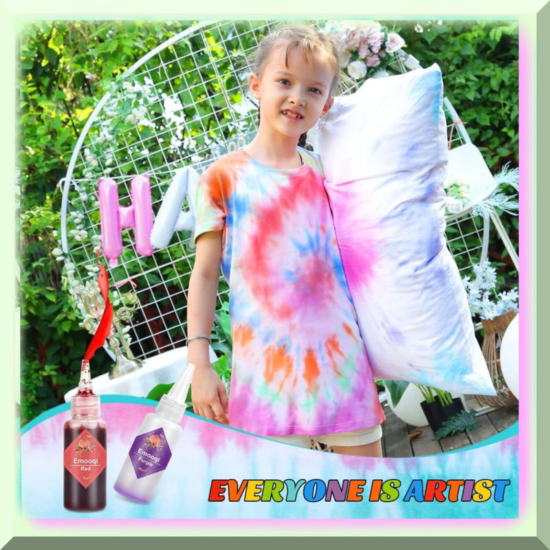 Rainbow Dye Party Kit with 26 Colors and Accessories
