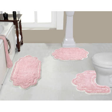 Red Barrel Studio® Dobrinka 100% Cotton Bath Rug with Non-Slip