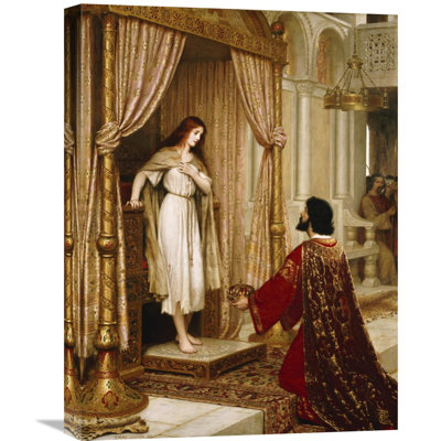 " A King And A Beggar Maid " by Edmund Blair Leighton
