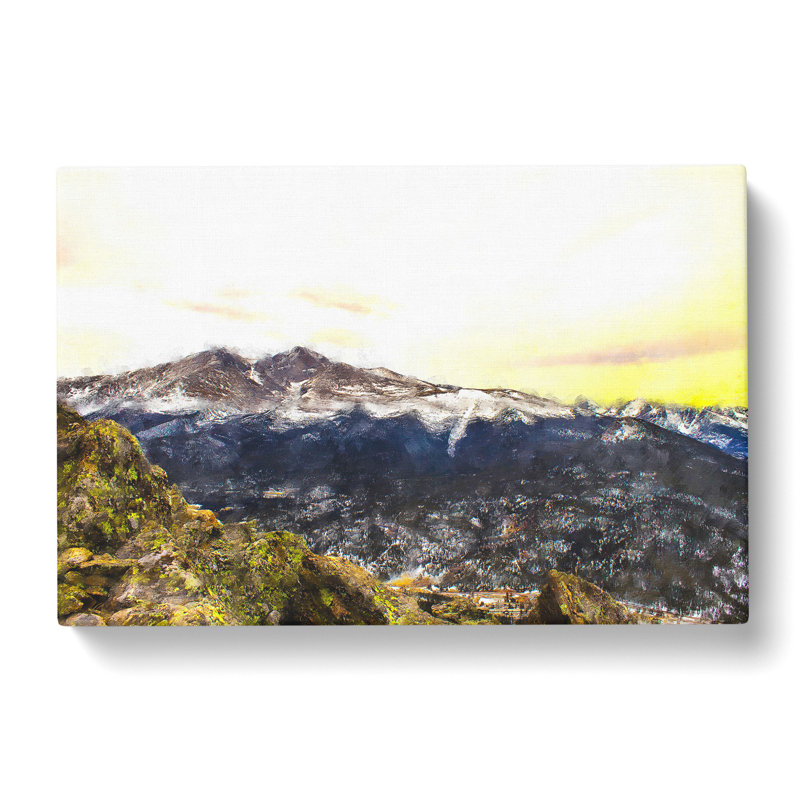Rocky Mountains In Colorado - Wrapped Canvas, 50cm H x 76cm W x 3cm D