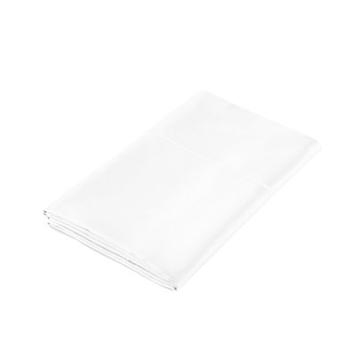 Whisper Organics, Bed Sheet - 100% Organic Cotton Flat Sheet - 500 Thread Count, Flat Sheet Only - GOTS Certified - Premium Quality Sheets, White Color (Cal King)