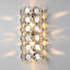 2 appliques murales Perrene en chrome