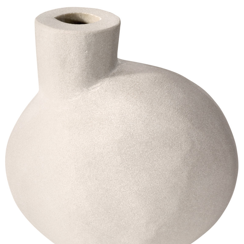 Patsy Wide Himalayan Sandstone Décor, Grey, 8.5" H x 6" W x 2.5" D