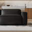 Canapé modulaire en cuir Hamall Valencia Nathan