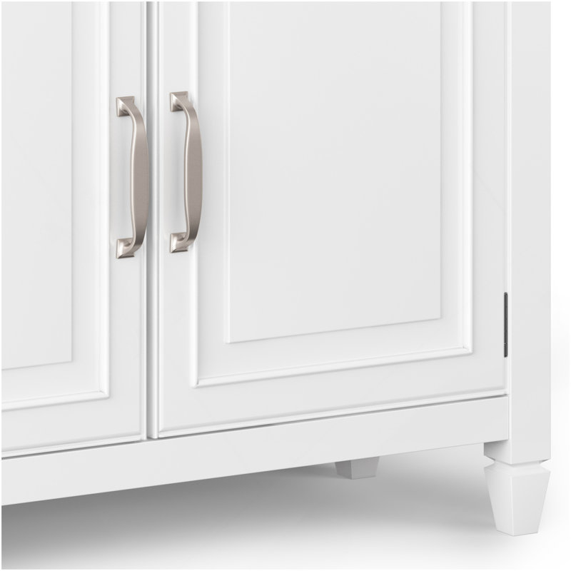 Armoire de rangement en bois Connaught, White