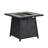 Sittig Square Stone Propane Smokeless Fire Pit Table