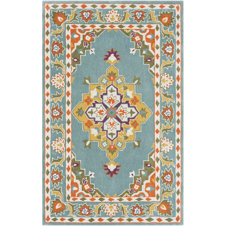 Waburn Wool Oriental Indoor Rug
