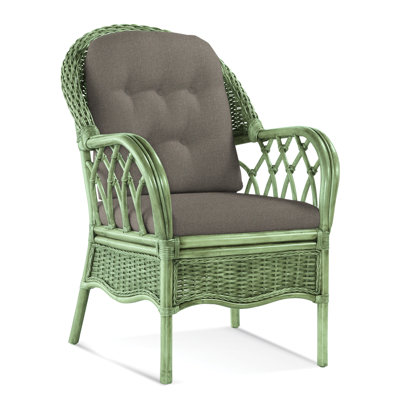 Chaise avec accoudoirs rembourrée Everglade