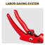 Tondeuse télescopique, outil de jardin 4-en-1 Cut & Hold-129464876