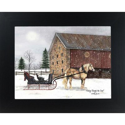 Dashing Through The Snow Billy Jacobs Winter Art Decor