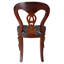 Chaise d'appoint en cuir Simsbury Manor