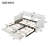 Beige, Upholstered Daybed, Twin Xl To King, Storage Drawers, Great Seating Experience, Wood Slats For Mattress Expandable, Upholstered, King Pull - Out Ergonomic Support Back And Arm, Soft Fabric