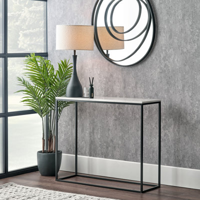 Sulav 100cm Marble Top Console Table