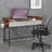 48" Wooden Home Office Computer Desk with 2 Drawers & Metal Hardware-1951547231