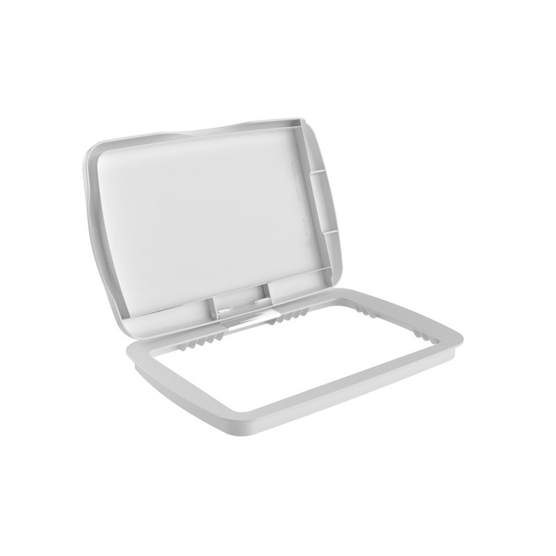Polymer Lid For Rev-A-Shelf 32 Qt. Waste/Trash Containers, White