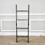 Échelle de couverture de style campagnard rustique 4 pieds, échelle en bois décorative inclinée au mur, bois de pin de style échelle