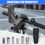 Porte-gobelet réglable pour vélo et moto, support de gobelet rotatif pour bicyclette, scooter, quad et utilisation marine