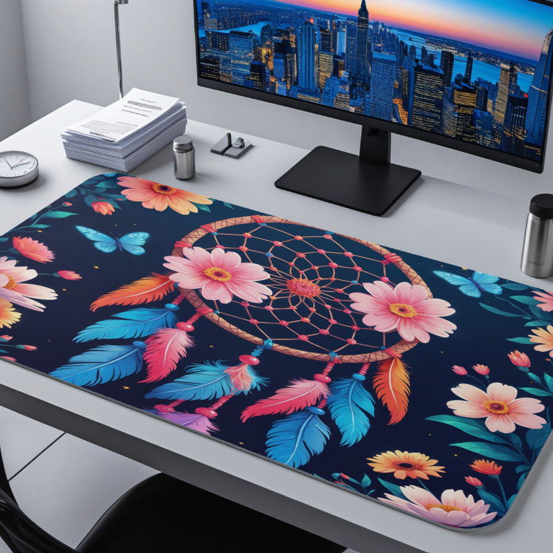 Polyester Desk Pad, 31.5x15.5