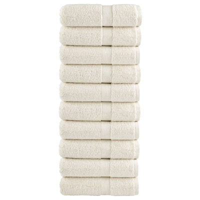 Premium Guest Towels SOLUND 10Pcs 30X50cm 600Gsm