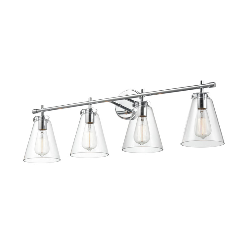 Muncy 4 - Light Dimmable Vanity Light, Chrome