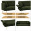 Futon-lit moderne de 70,1 po, canapé-lit double convertible avec accoudoirs rabattables pour petits espaces-362968837-362968858