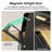 Bread Box - Kitchen Countertop Bread Storage Container With Bamboo Cutting Board, Adjustable Vent Hole Dials, Black