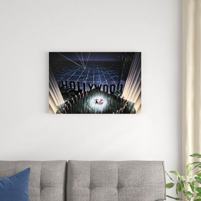 Hollywood, H 20 po x l 30 po x P 1,25 po
