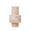 Porte-bougie en travertin naturel