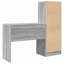 Desk With Storage With Drawer 2 Pcs 90 X 40 X 76 Cm-577299822