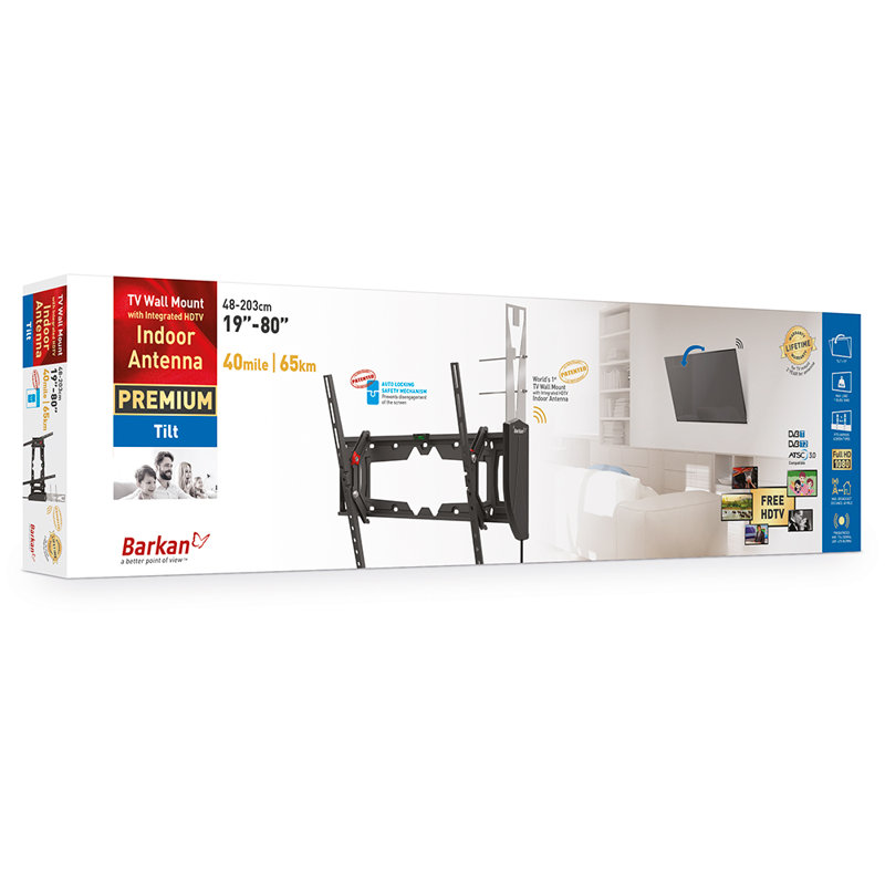 Barkan Single Screen Wall Mount