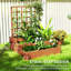 Wood Raised Garden Bed