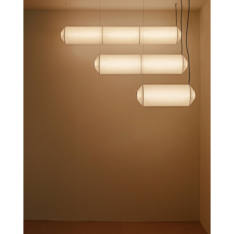 Tekiò Horizontal Pendant, 206.7" H x 26.4" W x 9.8" D, 34 W