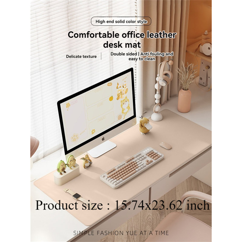 Sous-main en cuir Marey
